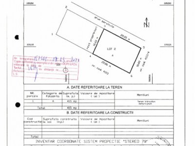 Teren constructii Voluntari in vecinatate A0