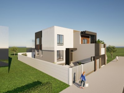 Vânzare Teren perfect 377 mp. cu Autorizație Construcție