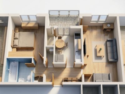 Apartament 2 camere de vânzare – Aleea Diham | Mega Mall | Arena Națională | Sec